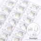 Acmore Crystal Hot Sell Long Rhombus Shape Relief Series K9 Crystal Glass  Pendants for Necklace Earring  Women Accessories