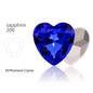 Acmore Crystal High Quality K9 Glass 8-27mm Heart Shape Point Back DIY Decoration Accessories Press on Nail Art Supplies Rhinestones