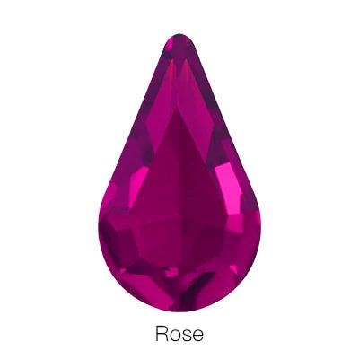 Teardrop Shape Point Back Glass Crystal Fancy Stone Diamond for Garment Loose Beads Factory Direct Glass Crystal Diamond Stone