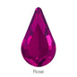 Teardrop Shape Point Back Glass Crystal Fancy Stone Diamond for Garment Loose Beads Factory Direct Glass Crystal Diamond Stone
