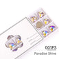 Acmore Crystal Fat Triangle Hot Selling DIY Shiny Crystal K9 Glass Sew on Rhinestone Fancy Stones Strass for Wedding Dress Decoration