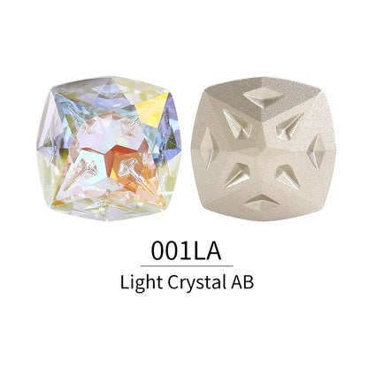 Acmore Crystal Cushion Shape Star Meteorite Series 12 /18mm K9 Glass Pointback Crystal Stones Rhinestones Jewelry Making Garment