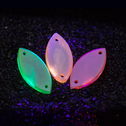 Hot Selling MN Neon Glow Crystal Sew on Rhinestones Navette Gemstones for Dancing Dress