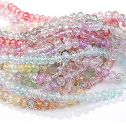 Acmore Crystal New Product Explosion Ice Flower Beads Many Colors DIY Handmade Floral Bead Bracelet Material Accessories