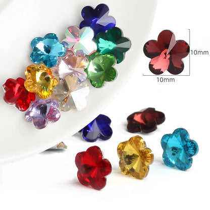 Wholesale High Quality Flower Shape Crystal Sew on Stones for Wedding Dress