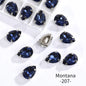 Acmore Crystal Crystals Rhinestone With Claw Strass Gems Sew on Rhinestone Drop Shape Crystal Fancy Stone With Claw for Garment
