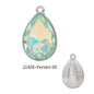 Acmore Crystal New Product Drop Alloy Pendant With Single Loop Opal Mocha DE Rhinestones Glass Jewelry Wholesale Clothes Accessories