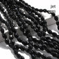 Acmore Crystal Popular  6*8MM Olive-shaped Crystal Beads for Clothing Making Best  DIY Accessories for Door & Curtain Decoration