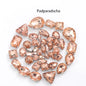 Acmore Crystal Mixed Shapes 22 Colors Four-point Stainless Steel Claw Loose Sew on Crystal Stone Glass DIY Rhinestone With Claw Setting