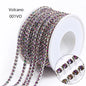 Acmore Crystal Hot Sale SS4-SS12 MI Series Color Shiny Round Stone Glass Silver Claw Rhinestones Chain Art Supplies DIY Accessories
