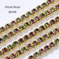 Acmore Crystal New SS4-SS16 Size MI Round Shape Glass Stones Copper Claw Rhinestones Chain Sew on Crystal Direction DIY Rhinestone