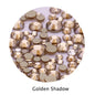 Acmore Crystal Gold Flat Back Round 40 Colors SS3-SS20 Mixed 3d Crystal ab Press on Nail Art Supplies Rhinestone Accessories