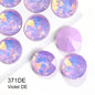 Acmore Crystal High Quality K9 Point Back Gemstone Flower Shape Glass Loose Rhinestones Opal Mocha Crystal Jewelry Diy Decoration