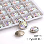 Acmore Crystal High Quality K9  Crystal Glass 12mm Mandala Round Pointback  Rhinestones  for Decoration DIY Accessories