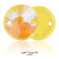 Acmore Crystal New MI Series Rivoli Shaped Round High Quality 3d K9 Glass Sew on Crystal Stones Rhinestone DIY Accessories