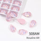 Acmore Crystal Drop Shape New  Color Series Crystal Flatback Sew on Rhinestone for Garment Shoes Bag Decoration