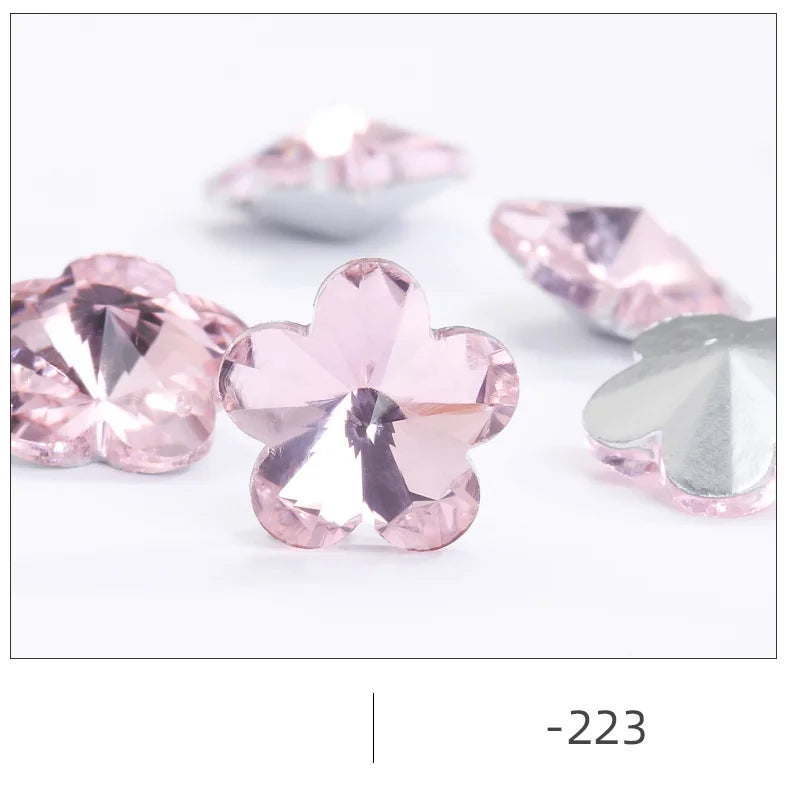 Wholesale High Quality Flower Shape Crystal Sew on Stones for Wedding Dress