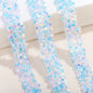 Acmore Crystal New Arrival Sequin Stars Double Sided Adhesive Geometric Rhinestone Strips Non Hotfix Stones for DIY Bling Decoration