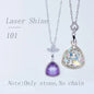 Acmore Crystal Fat Triangle Shape Shiny Color Stone Alloy Back Pendant Necklace Diy for Brooch Earring Brooch Bracelet Hair Accessories