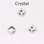 Acmore Crystal Shiny Crystal Nail Art Decoration Rhinestones Glass Sew on Rhinestones for GYM Dress