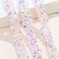 Acmore Crystal New Arrival Sequin Stars Double Sided Adhesive Geometric Rhinestone Strips Non Hotfix Stones for DIY Bling Decoration