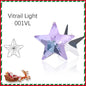 Acmore Crystal Christmas Series Star Shaped Crystal Stone Pointback Rhinestones Glass Nail Art Supplies Jewelry Decoration Diy Strass