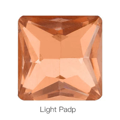 Hot Sale Square Fancy Stone Colorful Crystal Jewelry Point Back Rhinestones