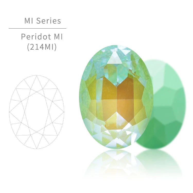 Acmore Crystal K9 Fancy Stone Rhinestones  MI MK LS Series Oval Point Back Shapes Glass Crystal Stone Women Clothes Shoes Bags