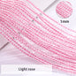 Acmore Crystal 1mm 20 Colors Loose Crystal Stones Jewelry Making Crafts Waist Necklace Earring Flat Beads DIY Deco Accessories
