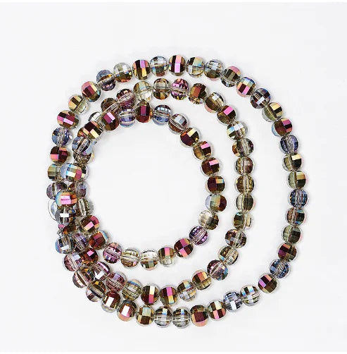 Acmore Crystal Wholesale Colorful Crystal Loose Bead 8mm Glass Beads DIY Handmade Loose Beads for Jewelry Making