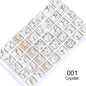 Acmore Crystal Square Shape Star Meteorite Series 12 /18mm K9 Glass Pointback Crystal Stones Rhinestones for Jewelry Making Garment