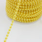 Acmore Crystal  4mm Craft Imitation Pearl Beads Cotton Line Chain for DIY Wedding Party Decoration Party Jewelry Findings Accessories