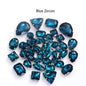 Acmore Crystal Mixed Shapes 22 Colors Four-point Stainless Steel Claw Loose Sew on Crystal Stone Glass DIY Rhinestone With Claw Setting