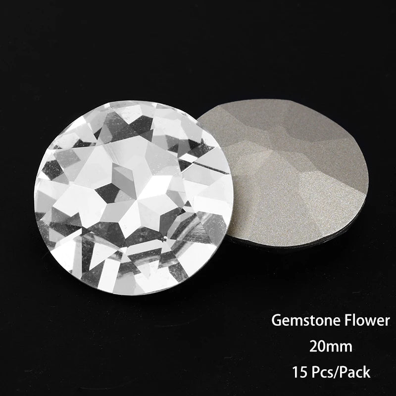 Acmore Crystal New Desgin Big Size Multiful Shapes Crystal Glass Fancy Rhinestones for Jewelry Making and Crystal Craft
