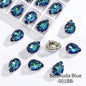 Acmore Crystal Crystals Rhinestone With Claw Strass Gems Sew on Rhinestone Drop Shape Crystal Fancy Stone With Claw for Garment