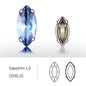 Acmore Crystal Navette Sew on Rhinestone With Setting for DIY Apparel Decoration