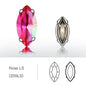 Acmore Crystal Navette Sew on Rhinestone With Setting for DIY Apparel Decoration