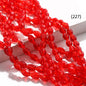 Acmore Crystal Popular  6*8MM Olive-shaped Crystal Beads for Clothing Making Best  DIY Accessories for Door & Curtain Decoration