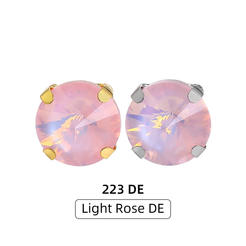 Acmore Crystal Hot Sales Loose Crystal Stone Rivoli Shape With Four Claws Sew on Decoration Jewelry Art Diy Accessories