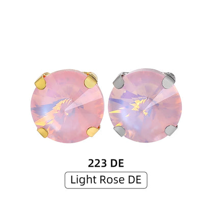 Acmore Crystal Hot Sales Loose Crystal Stone Rivoli Shape With Four Claws Sew on Decoration Jewelry Art Diy Accessories