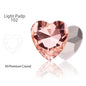 Acmore Crystal High Quality K9 Glass 8-27mm Heart Shape Point Back DIY Decoration Accessories Press on Nail Art Supplies Rhinestones