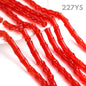 Acmore Crystal  Factory Sale 6*13mm Beads Bamboo Joint Bulk  Glass Crystal Loose Beads for Necklace Making DIY Jewelry