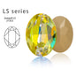 Acmore Crystal K9 Fancy Stone Rhinestones  MI MK LS Series Oval Point Back Shapes Glass Crystal Stone Women Clothes Shoes Bags