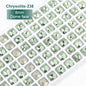 Acmore Crystal Design Chrysolite Series K9 Glass Various Shapes Rhinestone Loose Jewelry for Nail Art Rhinestones Fancy Decoration
