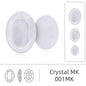Acmore Crystal Mocha Color Oval Strass Glass Crystal Stone Pointback Rhinestones DIY Garment Clothing Bags Accessories