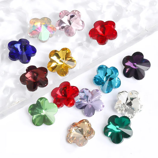 Wholesale High Quality Flower Shape Crystal Sew on Stones for Wedding Dress