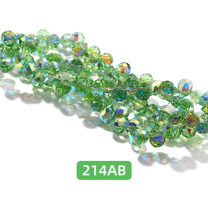 Acmore Crystal  8*10MM Shinning AB Color Faceted Cutting Strawberry  Tear Drop  Crystal Loose Beads Jewelry Accessories