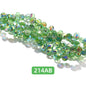 Acmore Crystal  8*10MM Shinning AB Color Faceted Cutting Strawberry  Tear Drop  Crystal Loose Beads Jewelry Accessories