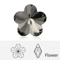 Acmore Crystal Hot Sale Black Diamond Series Crystal Stone Pointback Rhinestones Loose Glue on for Nails Clothes Decoration