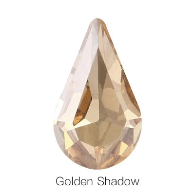 Teardrop Shape Point Back Glass Crystal Fancy Stone Diamond for Garment Loose Beads Factory Direct Glass Crystal Diamond Stone